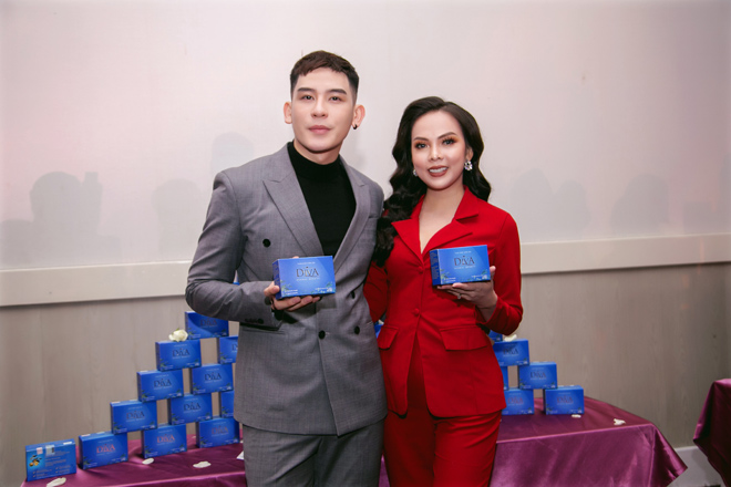 MC Phan Anh, siêu mẫu Lê Hà và dàn sao đổ bộ tiệc cuối năm của mỹ phẩm Lakia - 3