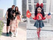 Làm mẹ - Hoa hậu nhí Malaysia 2017 lai Việt Nam, mẹ Việt kể chuyện oái oăm khi cổ vũ  AFF Cup