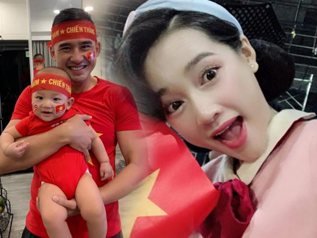 Sao Việt sung sướng khi tuyển Việt Nam vô địch AFF Cup: Đức Phúc phất cờ, Elly Trần đi bão