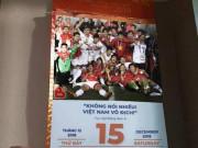 Tin tức - Sục sôi với tờ lịch "tiên tri" trận chung kết giữa Việt Nam và Malaysia