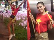 Thời trang - Việt Nam vô địch, H'Hen Niê, Tiểu Vy nhuộm đỏ mạng xã hội bằng chiếc áo 50K