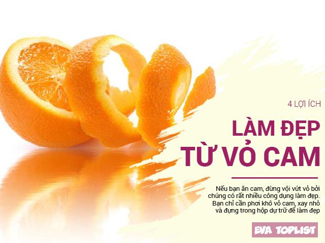 Đừng vứt vỏ cam đi, thần dược dưỡng da của các chị em đấy