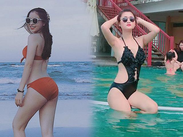 Bạn gái Quang Hải, Huy Hùng, Phan Văn Đức siêu hot với áo tắm