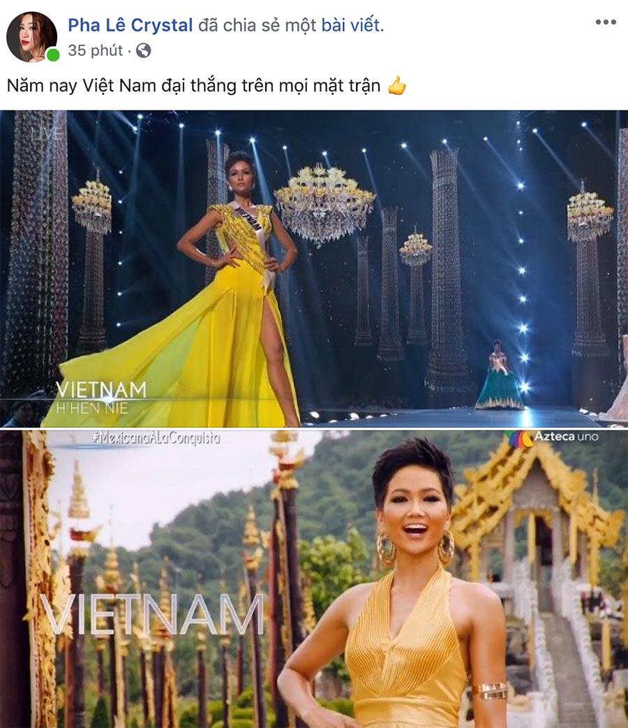 sao viet dong loat &#34;phat sot&#34; khi h’hen nie lam nen lich su, lot top 5 miss universe - 13