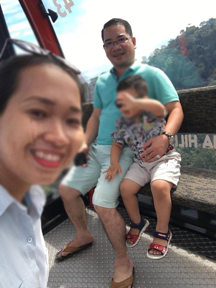 sau 2 thang di tu, nguoi dep hh viet nam bi to giat chong, dam cuoi khi toc chua moc - 5