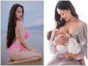 Làm mẹ - 12 mỹ nhân "vòng 1 ngoại cỡ" vén áo cho con bú đẹp đến nghẹt thở