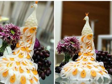 Bị chê vụng, dâu đảm trang trí bàn ăn, hoa quả cực sành điệu, mẹ chồng tròn mắt ngạc nhiên