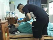 Bà bầu - Anh chồng xăm trổ trêu vợ đẻ suýt "bục vết mổ", vẫn được phong ngay "soái ca viện sản"