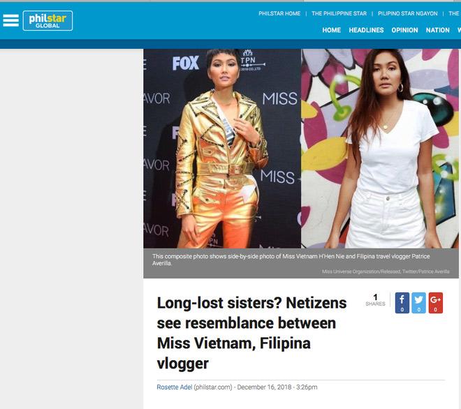 Xuất hiện em gái sinh đôi của Hamp;#39;Hen Niê, được cả thế giới biết đến vì quá giống Hoa hậu - 2