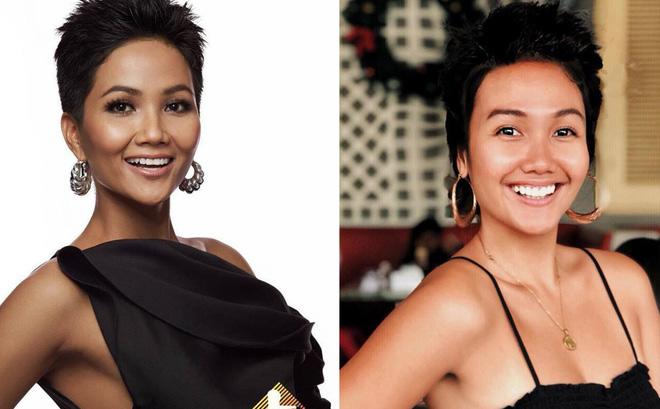 Xuất hiện em gái sinh đôi của Hamp;#39;Hen Niê, được cả thế giới biết đến vì quá giống Hoa hậu - 1