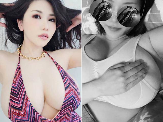 Mang bầu sau giải nghệ, siêu vòng 1 làng phim sex Nhật hốt hoảng khi vòng ngực to 1m2