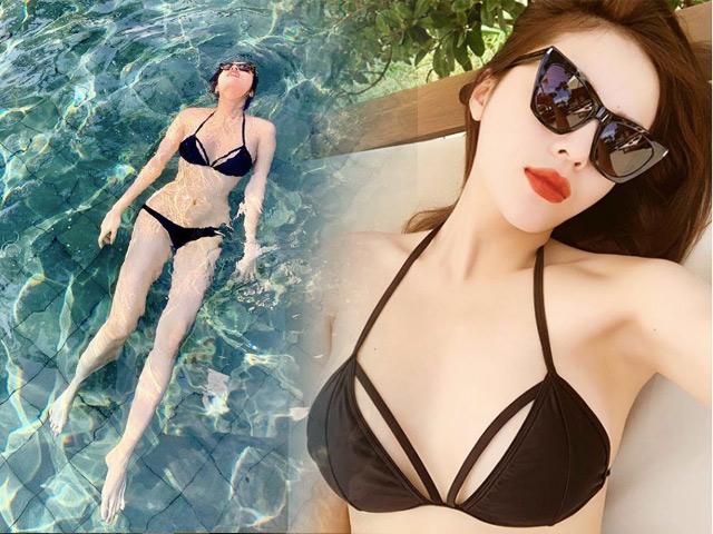 Dù đông hay hè, khi nào Kỳ Duyên cũng có thể diện bikini, khoe triệt để vòng 1 gợi cảm
