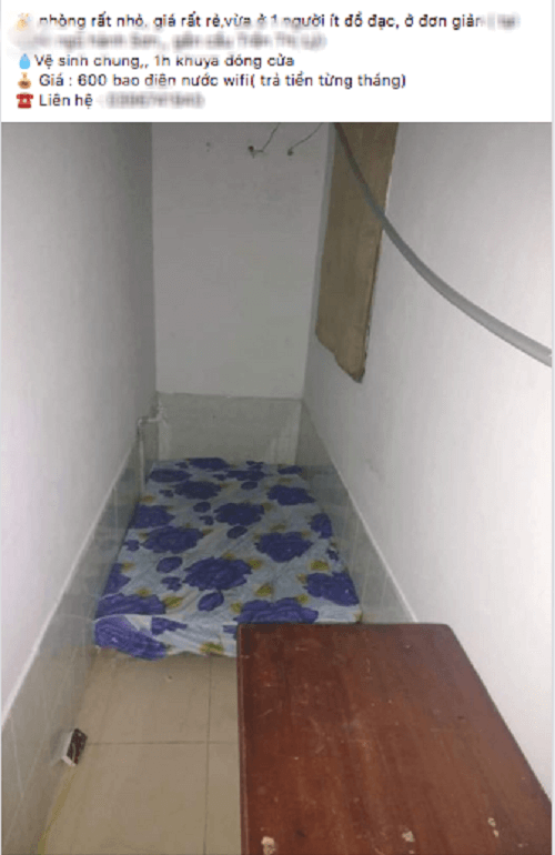 thang 600.000 dong, phong tro nhu "tu biet giam" vua du 1 nguoi chui vao gay tranh cai - 2