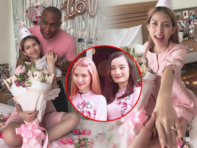 Người mẫu Thùy Dương được bạn trai ngoại quốc cầu hôn, Lê Thúy khóc to hơn cả bạn thân