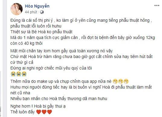 Hoà Minzy tự... đấm vào mặt, véo mũi chứng minh không hề phẫu thuật thẩm mỹ - 2