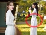 Thời trang - Khoe ảnh diện áo dài xinh đẹp nhưng fans lại soi ra vòng 2 ngấn mỡ của Nam Em
