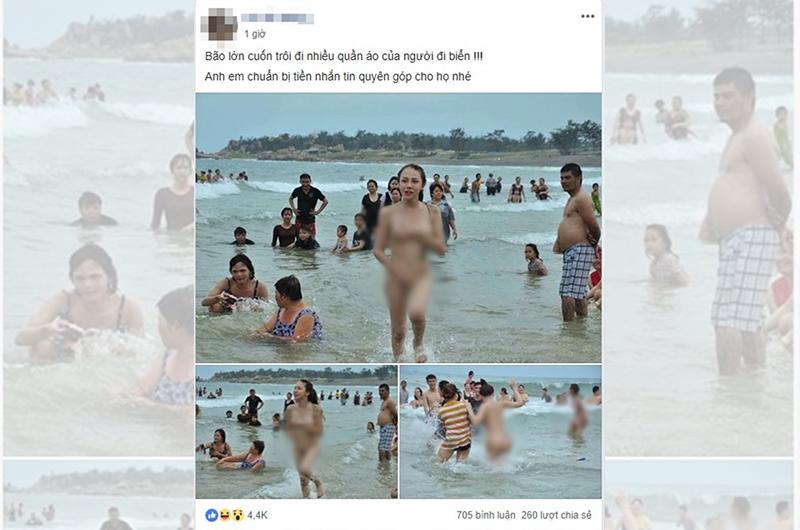 1. Gái xinh khỏa thân giữa bãi biển đông người

Ngày 25/10/2018, mạng xã hội chia sẻ những khoảnh khắc phản cảm của hai cô gái trẻ vô tư lột sách đồ giữa thanh thiên bạch nhật và trước mặt rất nhiều người trong đó có cả trẻ em để tắm biển.
