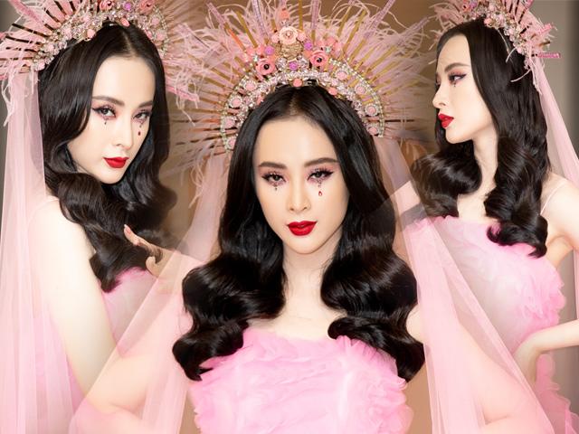 Nữ thần Angela Phương Trinh mê hoặc lòng người với bộ cánh hồng rực rỡ