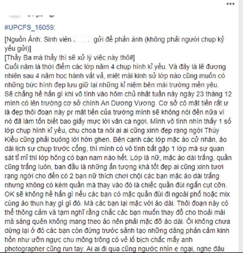 Mặc áo dài với quần siêu ngắn và tạo dáng phản cảm, hai sinh viên bị chửi không thương tiếc - 6