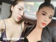 Làm đẹp - Khoe mặt mộc xinh đẹp, nhưng cộng đồng mạng chỉ tập trung vào vòng 1 méo mó của Kỳ Duyên