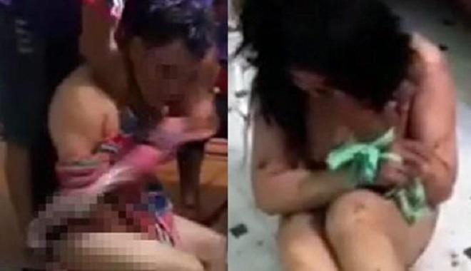 3 vu danh ghen kinh hoang: “kieu nu” thanh hoa bi lot do, xat ot do nuoc mam len nguoi - 3