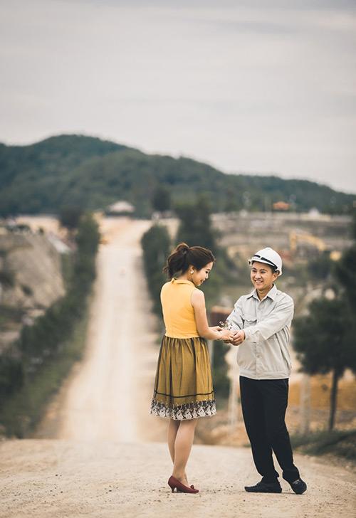 Ảnh cưới tại nghĩa trang của cặp đôi yêu 7 ngày là cưới - 3