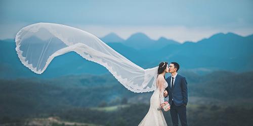 Ảnh cưới tại nghĩa trang của cặp đôi yêu 7 ngày là cưới - 9