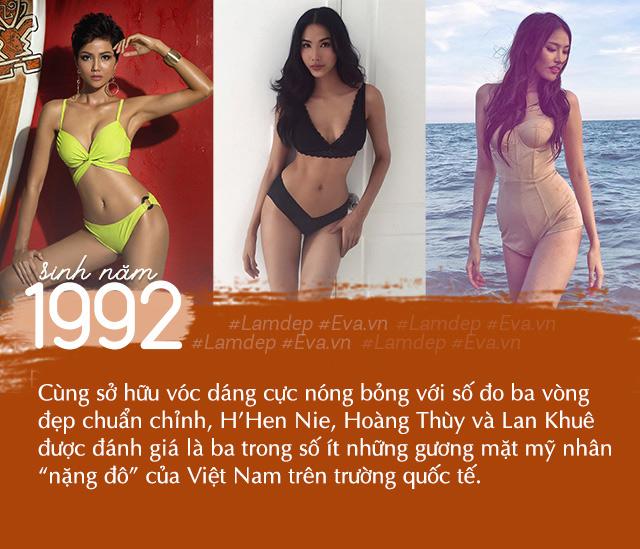 Có chăng 1992 là năm sinh ra toàn những sắc nước hương trời, điển hình như 3 người đẹp này - 3