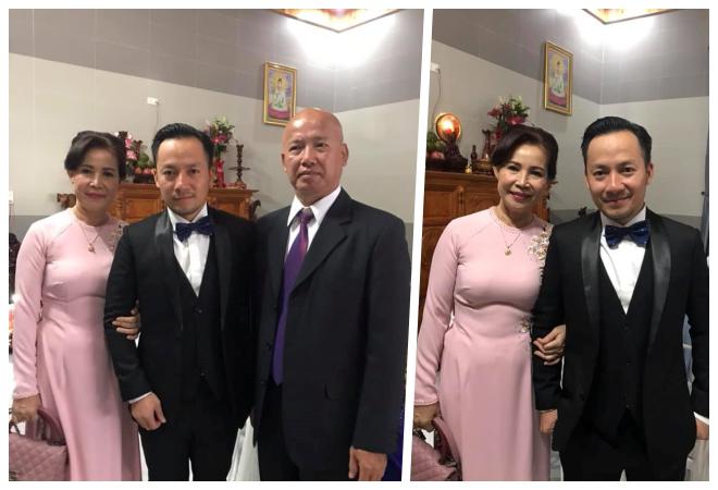 Tiến Đạt được cô dâu Thụy Vy ân cần tỉ mỉ sửa sang quần áo trong đám cưới bí mật - 5