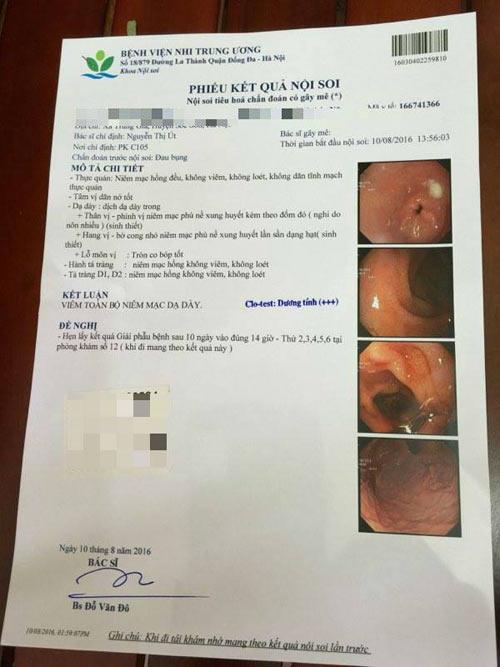 Bé gái 8 tuổi bị viêm toàn bộ niêm mạc dạ dày do vi khuẩn H.pylori - 1