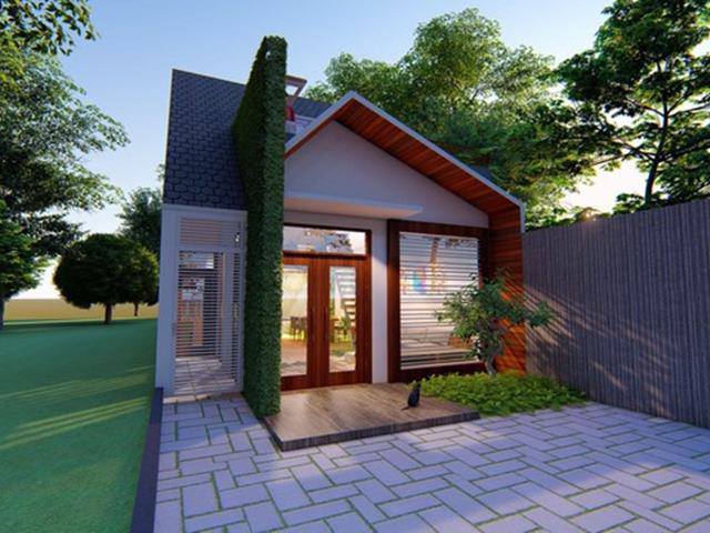 Nhà cấp 4 gác lửng đẹp lạ, tiện nghi chi phí thấp