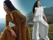 Thời trang - Tuyết Lan hóa “nàng thơ” trong bộ sưu tập mang cảm hứng vùng cao của Lê Thanh Hòa