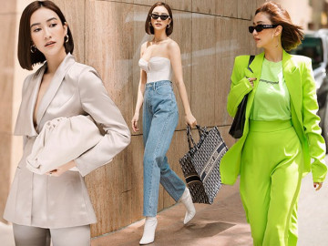 Á hậu Hà Thu lột xác đầy khác lạ với diện mạo trẻ trung và phong cách cực sang chảnh