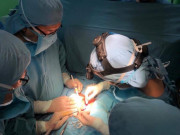 Tin tức - TP.HCM: 18 bác sĩ tiến hành mổ tách cặp song sinh dính nhau phần gan