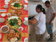 Bếp Eva - Sao Việt trầm trồ với mẹt bún đậu của nhà Tăng Thanh Hà, hoá ra nhờ người này!