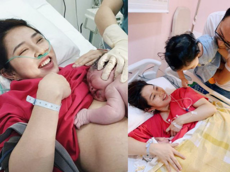 Ca sĩ Bảo Trâm Idol sinh con gái thứ 2, khoảnh khắc rạng rỡ trong phòng sinh là tâm điểm