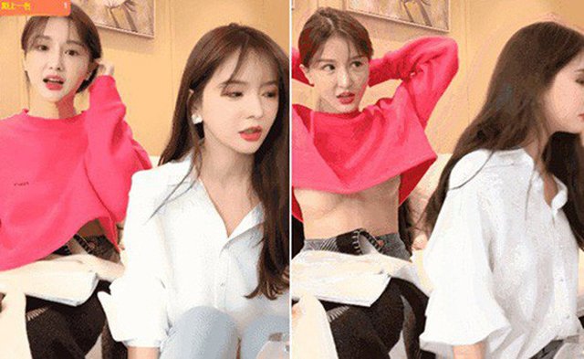 hotgirl dot ngot lo nguc tran khi dang livestream ban hang: vo tinh hay chieu tro? - 3