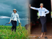 Thời trang - H'Hen Niê hóa "Hoa hậu đồng xanh" với thời trang đi ruộng có một không hai