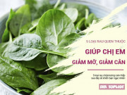 Làm đẹp - 5 loại rau quen thuộc chứa lượng calo thấp giúp chị em giảm mỡ, giảm cân