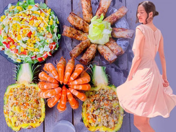 Kín tiếng lấy chồng đại gia, người đẹp Phan Thị Lý bỗng gây bất ngờ vì mâm cơm tuyệt đẹp