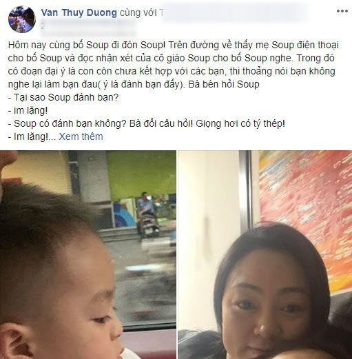 Con trai ca nương Kiều Anh đi học đánh bạn, mọi người khen cách dạy của bà nội - 3