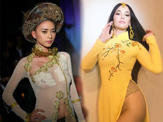 Chỉ trích sao Mỹ mặc áo dài không quần, Ngô Thanh Vân đã từng mặc áo dài không nội y