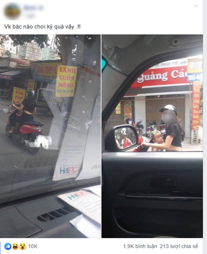 dang anh nguoi me chay xe vach ao cho con bu, thanh nien bi mang den vuot mat khong kip - 1