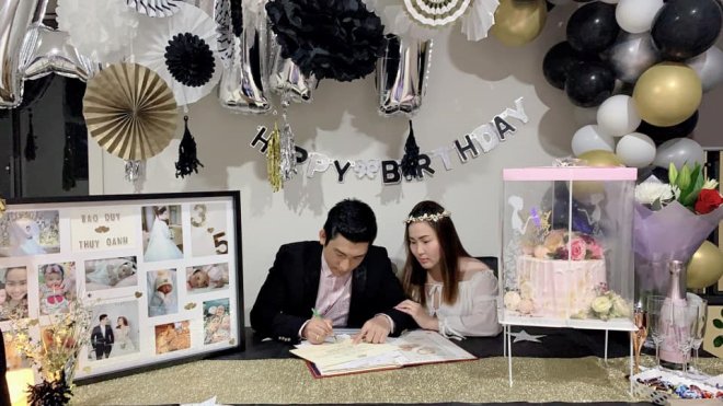 Nợ nần amp;#34;ngập đầuamp;#34;, chồng cũ Phi Thanh Vân vẫn tổ chức sinh nhật lung linh cho vợ thứ 3 - 1