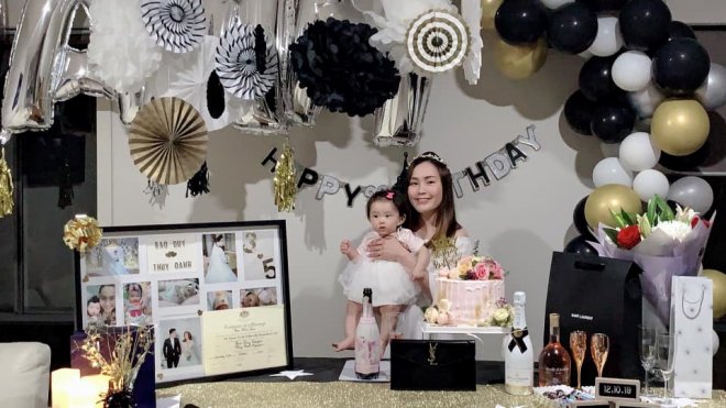 Nợ nần amp;#34;ngập đầuamp;#34;, chồng cũ Phi Thanh Vân vẫn tổ chức sinh nhật lung linh cho vợ thứ 3 - 2