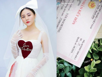 Văn Mai Hương bị tung bằng chứng “bóc mẽ” giấy đăng ký kết hôn là... giả