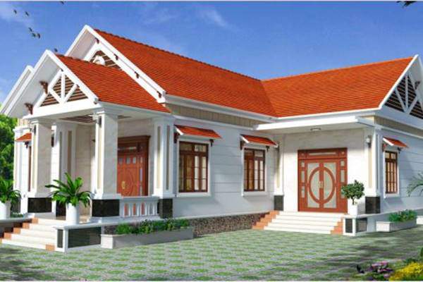 Mẫu nhà cấp 4 mái thái chữ L sang trọng, hiện đại ai cũng muốn xây - 5