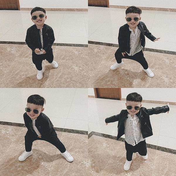 Mới hơn 3 tuổi, quý tử nhà DJ Tít đã thường xuyên được mặc sành điệu chẳng thua người lớn - 9