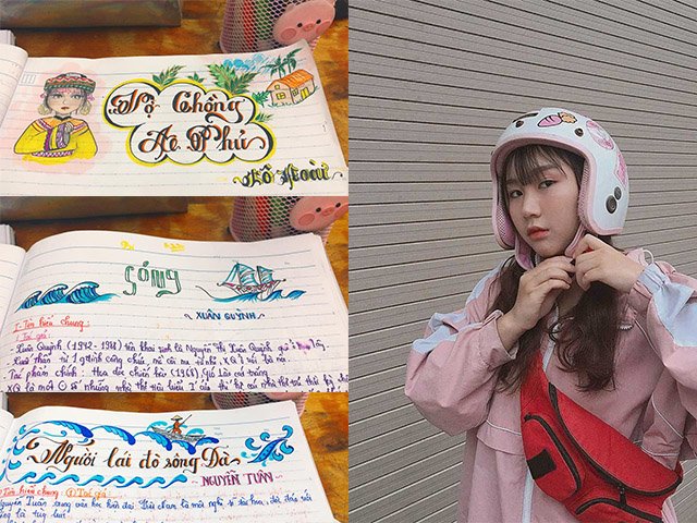 Bất ngờ nổi MXH vì vở môn Văn quá đẹp, nữ sinh chia sẻ lý do hài hước phía sau