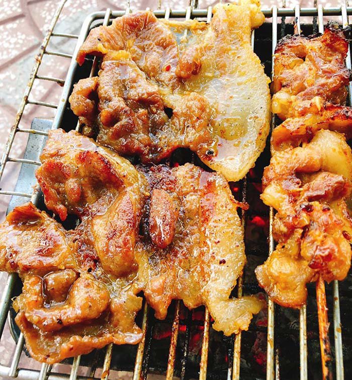 me dam mach cach lam bun thit nuong tuyet ngon, chong con an hoai khong chan - 4
